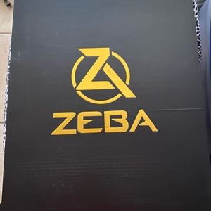 Zebra Men’s Stone Grey Fabric Slip On Sneakers.  Size 10 X-Wide